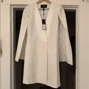 NWT BCBG MaxAzria White Cape Jacket